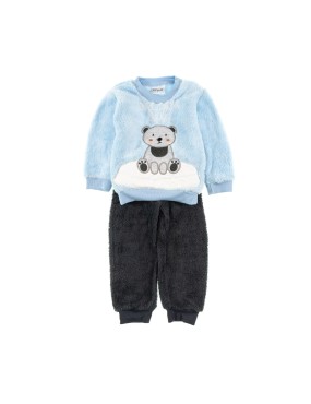 Trax παιδική πιτζαμούλα από fleece ύφασμα «Cute Teddy»